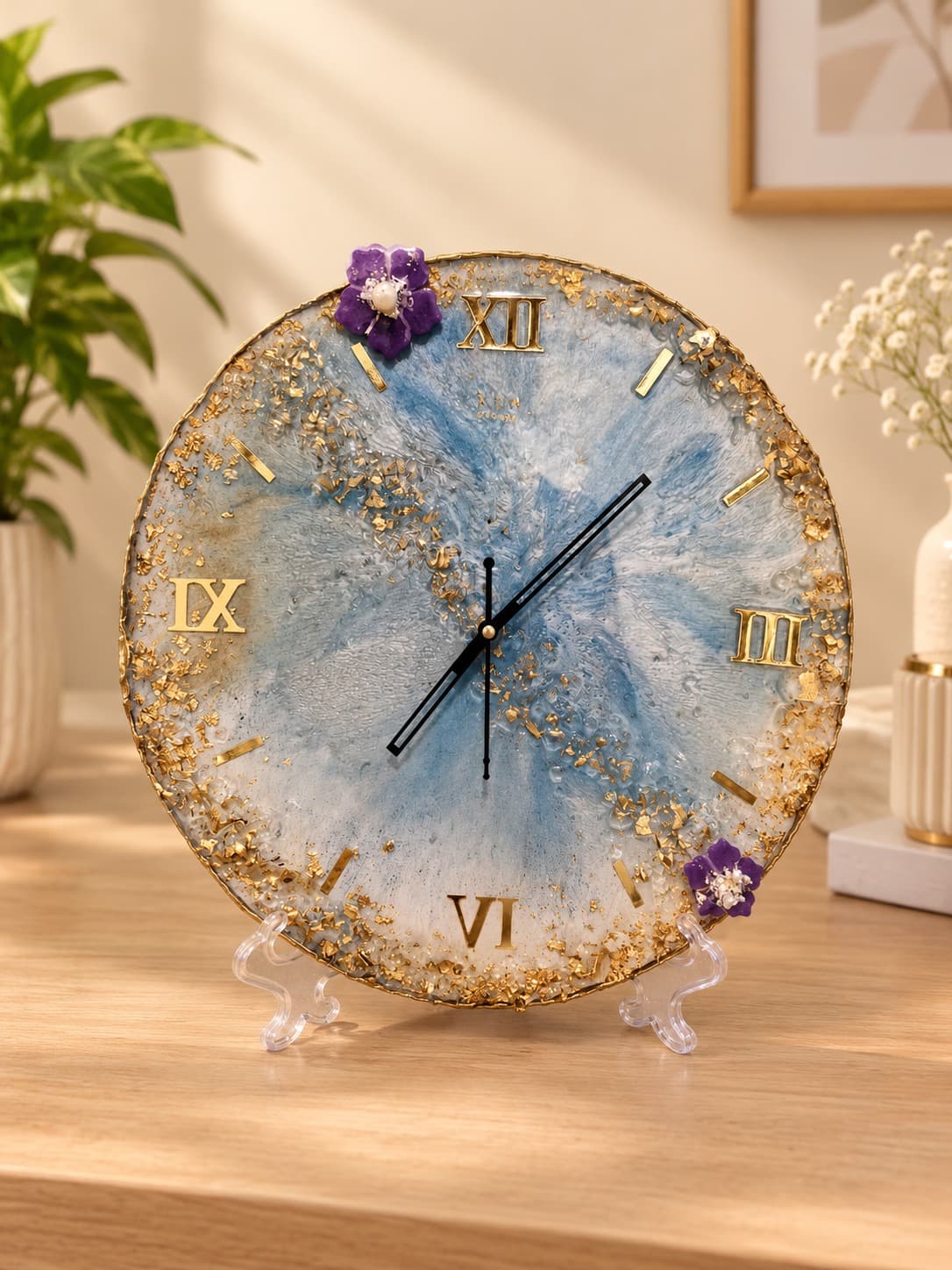 Resin Luxury Wall Watch