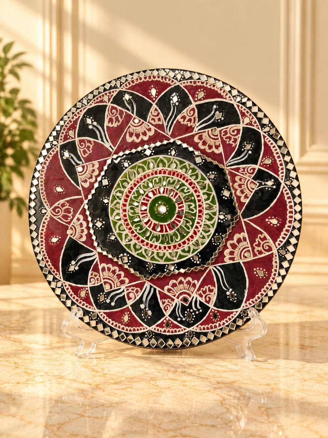 Multi Color Luxury Lippan Wall Decor